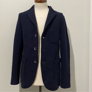 Barena men's navy wool blend sweater blazer/jacket, Japan size 44 (XS)
